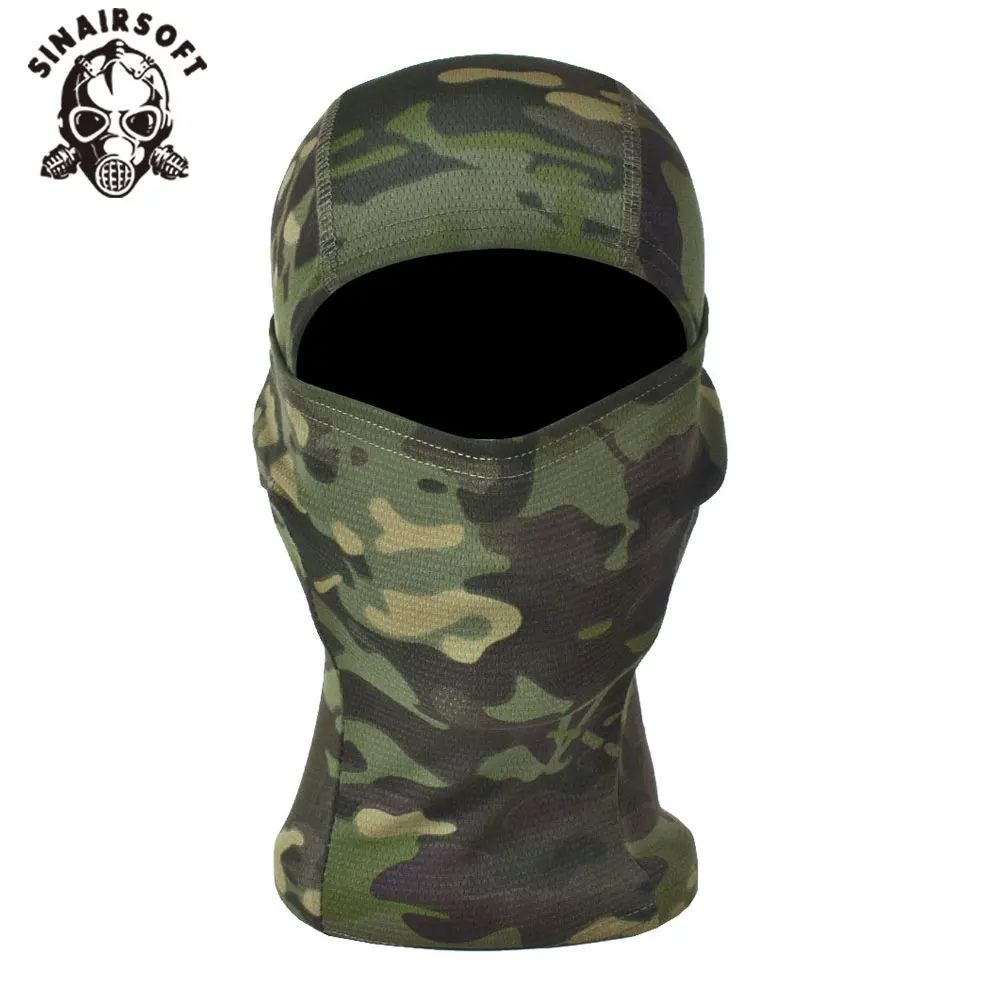 Máscara camuflaje con malla transpirable