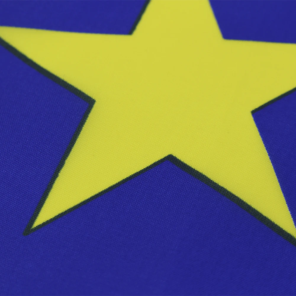 Vista completa de la bandera FLAGLINK de la Unión Europea