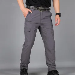 Pantalones tácticos secado rápido impermeables multi-bolsillo Softair
