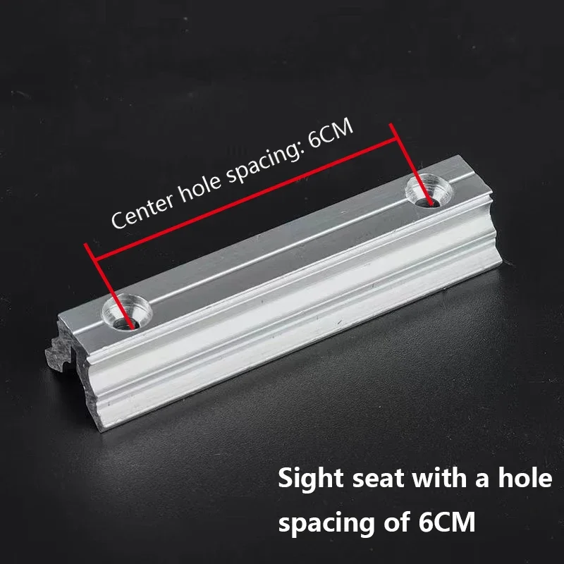 Base para sistema de láser táctico de doble uso en metal Picatinny - imagen 4