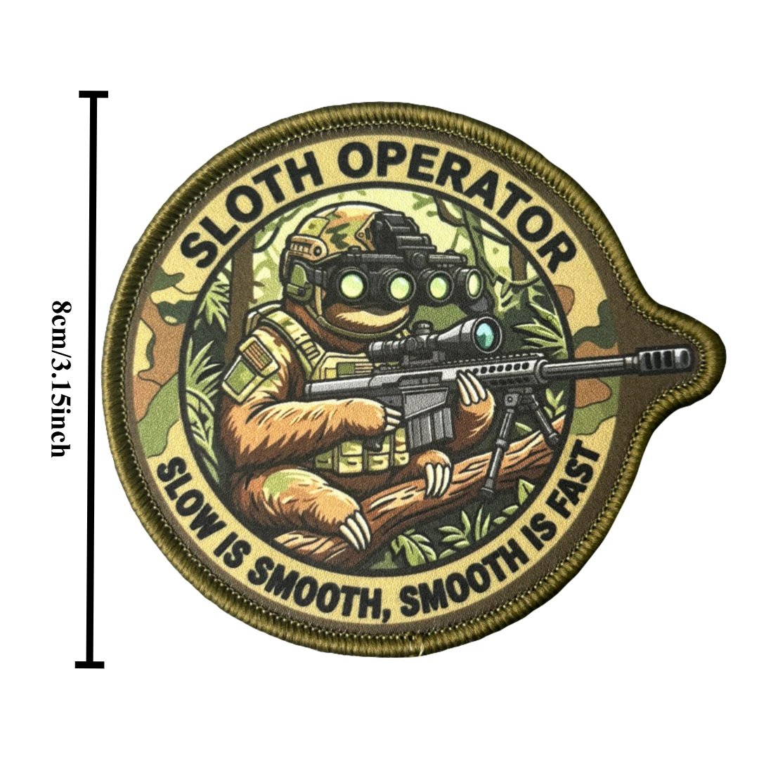 Parche perezoso gamer humorístico insignia moral velcro gancho-bucle - imagen 5