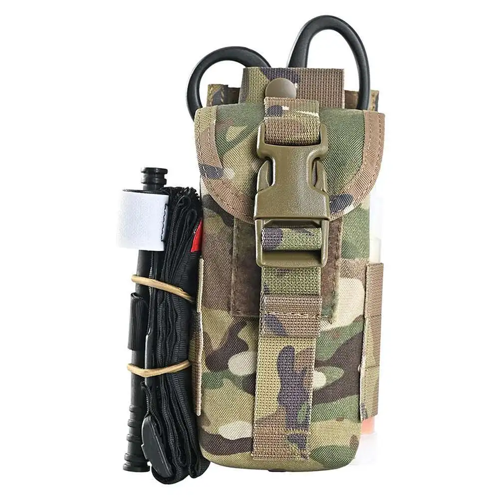 Bolsa médica táctica MOLLE – Kit primeros auxilios modular