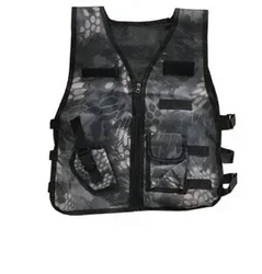 Chaleco táctico infantil camuflaje con bolsillos secado rápido