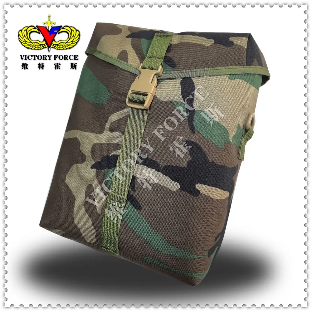 Paquete de entrega estratégico WOODLAND MOLLE2 visto desde atrás con sistema de portamodulos