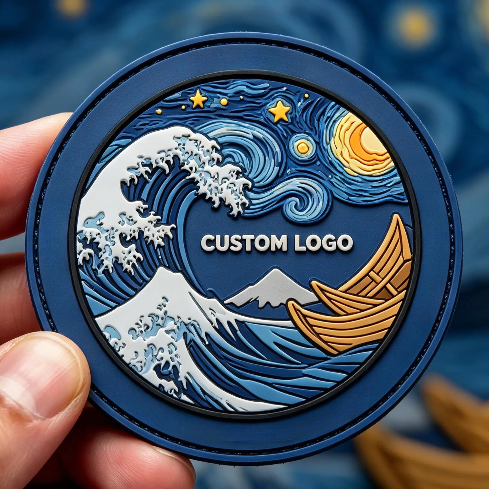 Parche táctico 3D PVC con velcro para coser mochilas y gorras - imagen 5