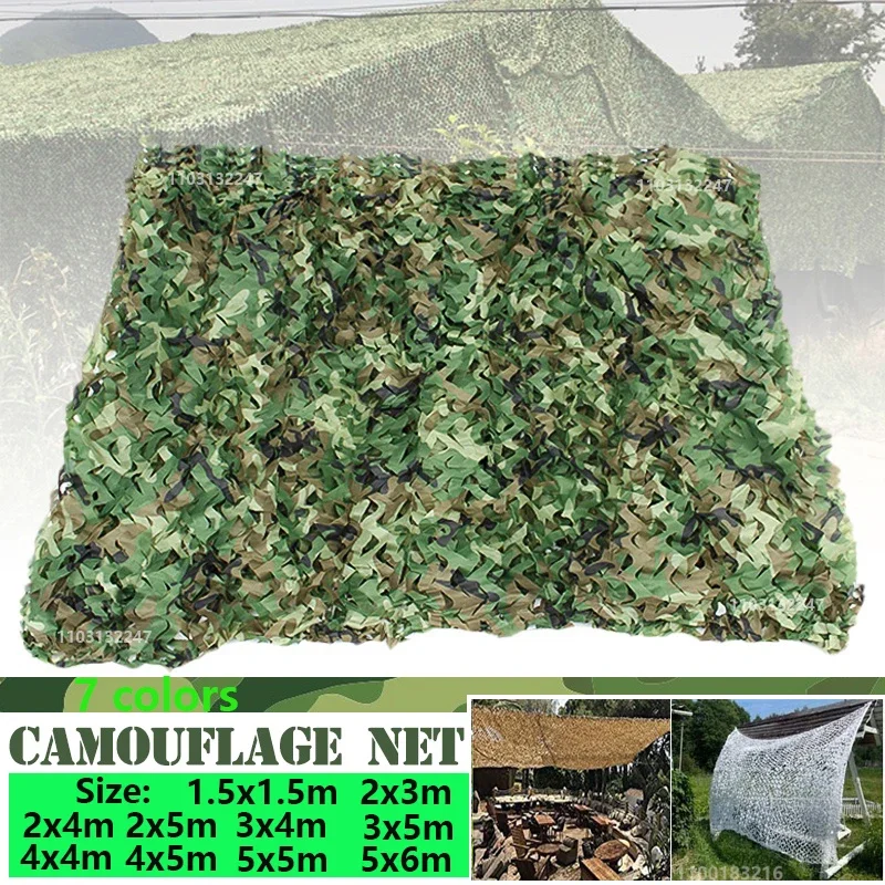 Red de camuflaje desierto blanca azul beige para caza y exterior - imagen 2