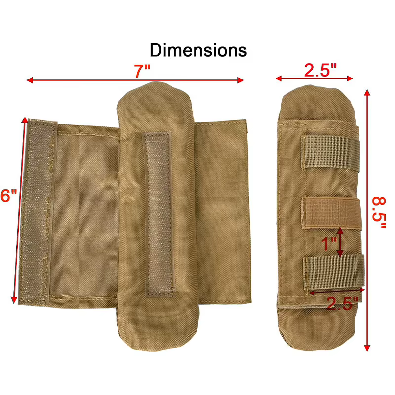 Almohadillas hombros malla transpirable para mochila y chaleco - imagen 2