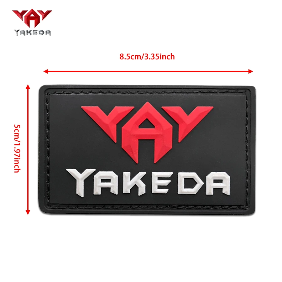 YAKEDA Insignia adhesiva 3D táctica para mochila y chaleco - imagen 2