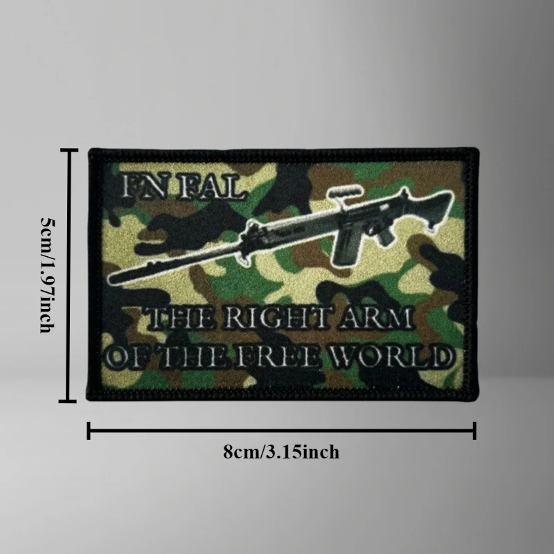 Parche militar FN FAL – Bordado táctico MOLLE Operations - imagen 2