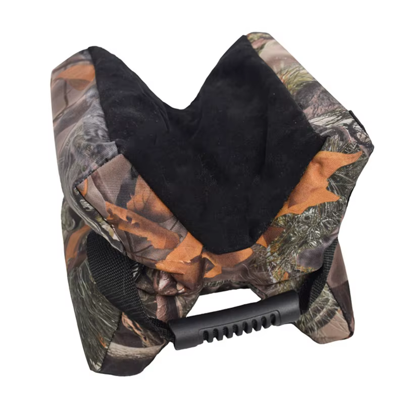 Bolsa descanso para tiro táctico – Saco arena portátil con mango camuflaje - imagen 3