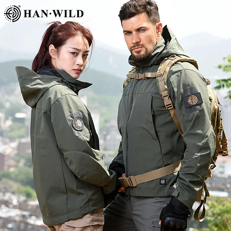 HAN WILD Chaqueta táctica militar impermeable transpirable hombre - imagen 3