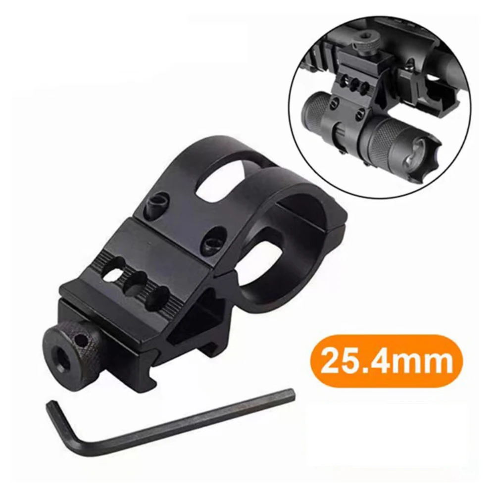Clip QD para linterna táctica en riel Picatinny Weaver – base rápida - imagen 3