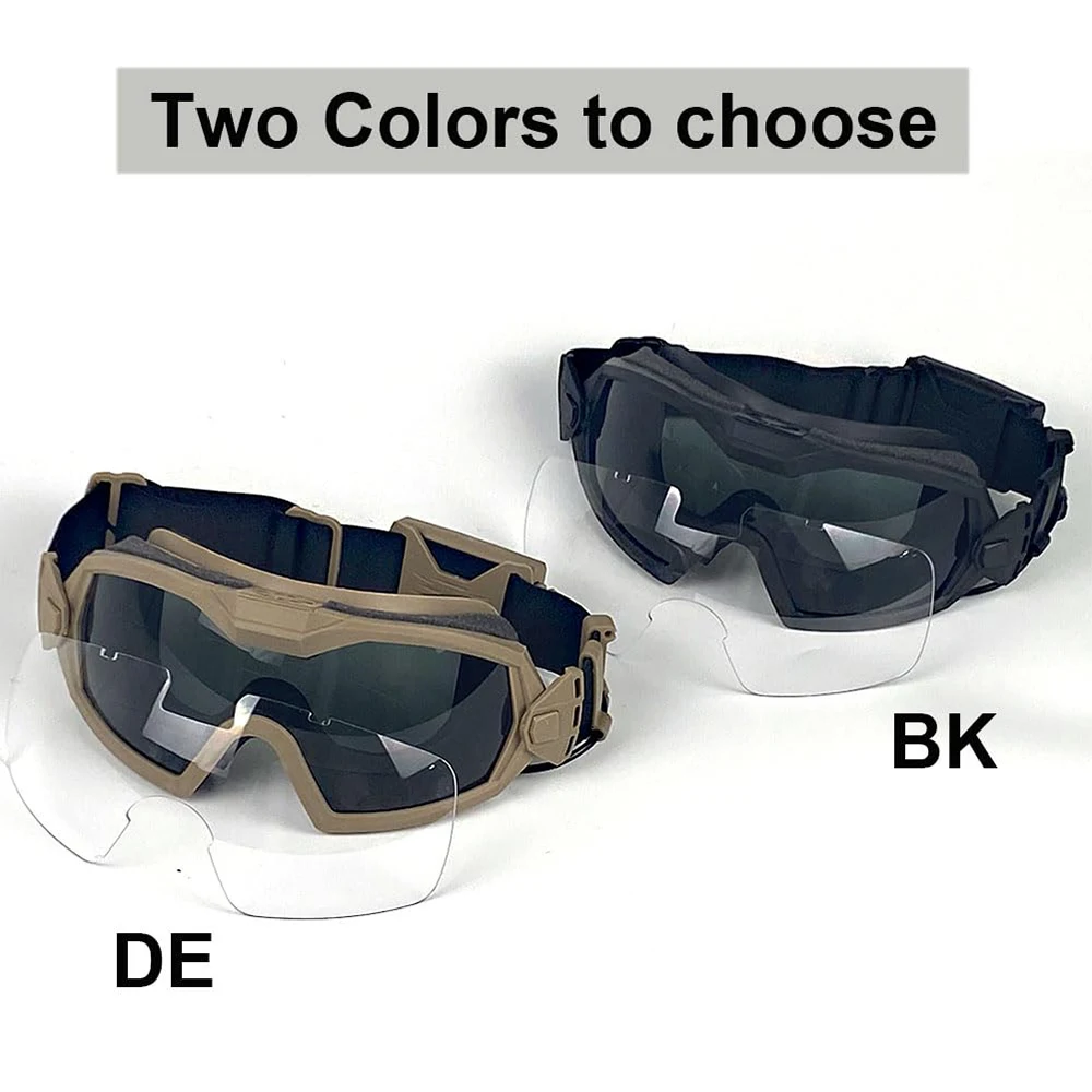 Gafas tácticas antivaho con ventilador para airsoft y paintball - imagen 3
