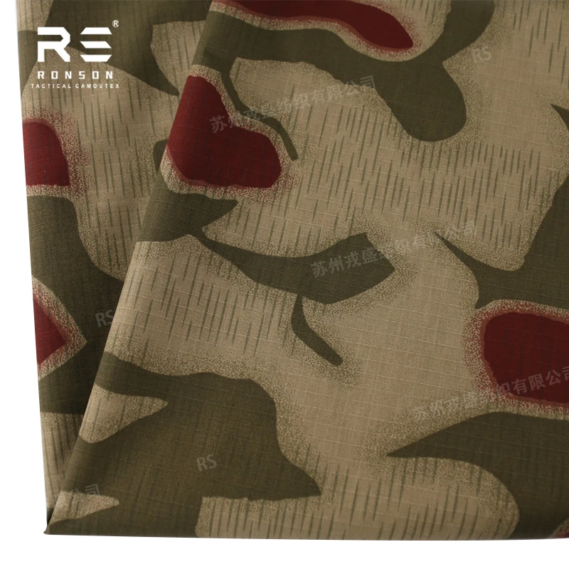 NC5050 tela camuflaje Sumpfmuster Marsh ripstop NYCO algodón-nailon - imagen 5