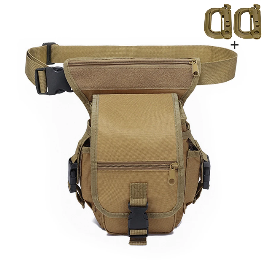 Bolsa táctica para pierna Oxford multibolsillo resistente duradera - imagen 2