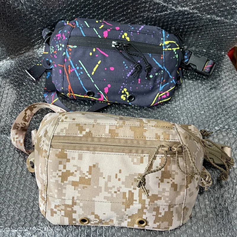 Riñonera táctica ajustable de cintura estilo SS bolsa compacta