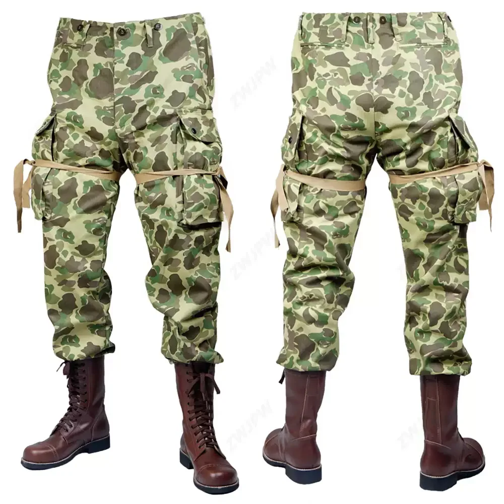 Pantalones M42 Camuflaje Retro WWII – Estilo Paracaidista Surplus - imagen 4