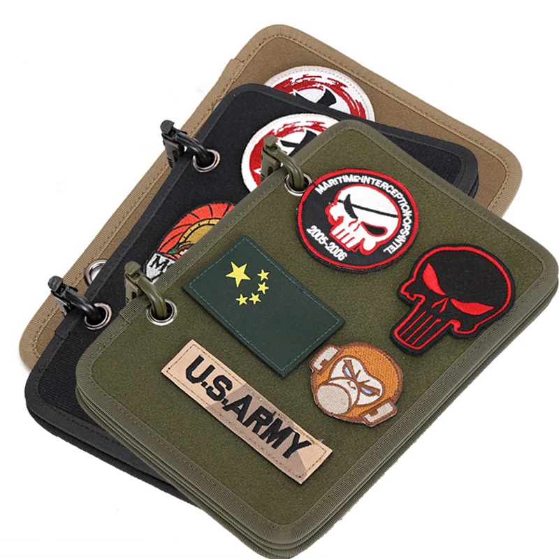 Carpeta organizadora de parches tácticos nylon 600D con velcro - imagen 3