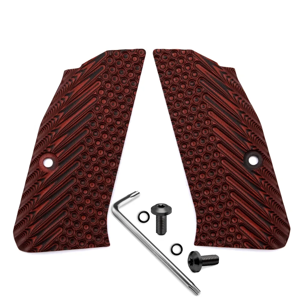 Guuun placas de agarre G10 antideslizantes CZ Shadow2 Compact - imagen 4