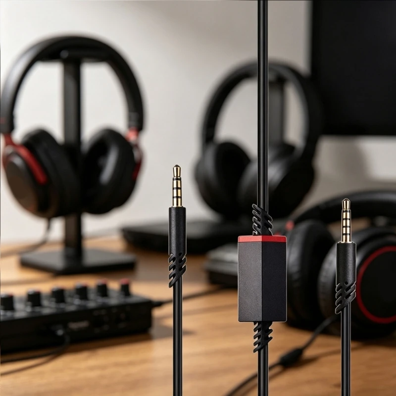 Cable de repuesto jack de audio con silenciador en línea - imagen 5