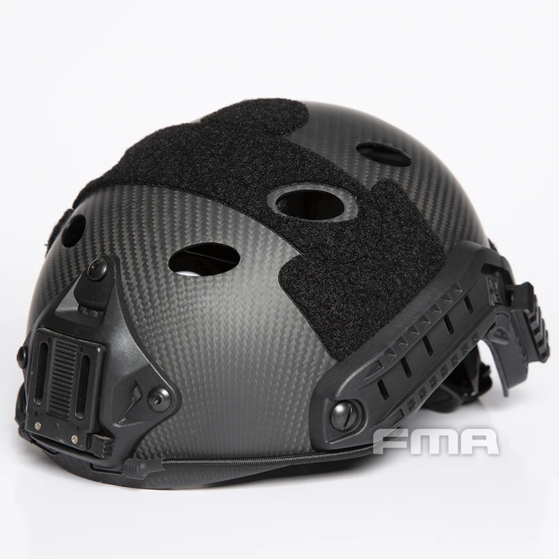 Casco táctico perfil lateral perforado