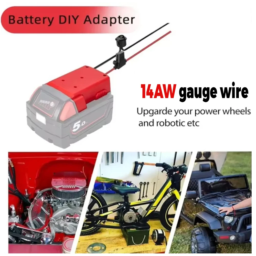 Adaptador batería Milwaukee Li-Ion 14,4V-20V para herramientas - imagen 4