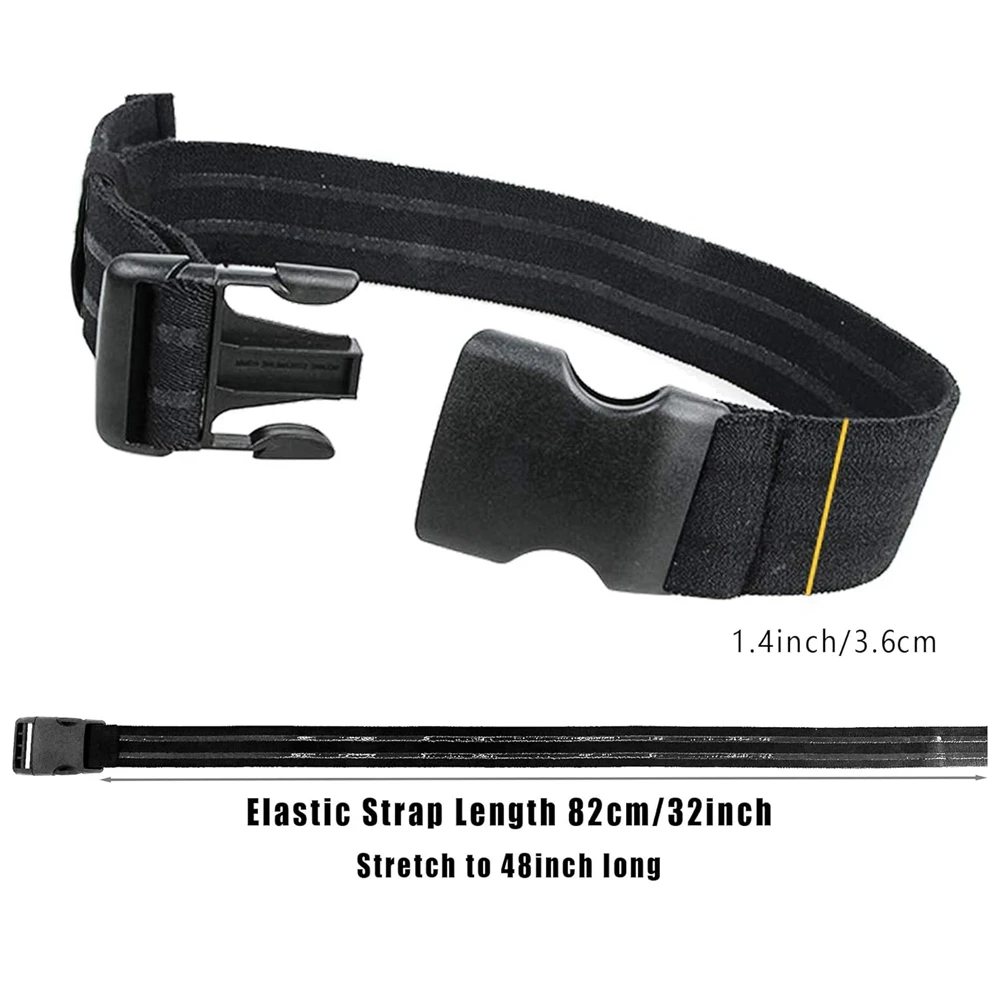 Piernera táctica portafunda para cuchillo y pistola ajustable - imagen 3