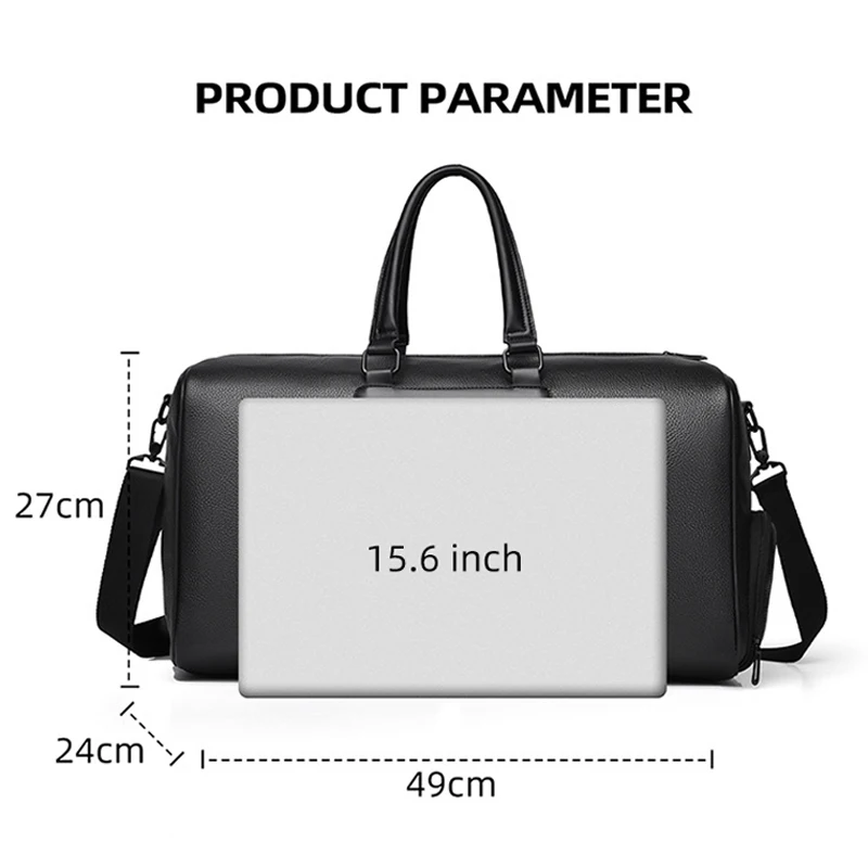Bolsa deportiva separador estanco y bolsillo para calzado - imagen 5