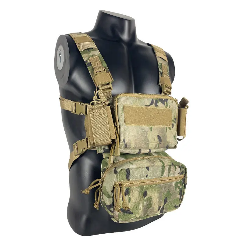 DNC Bolsa de pecho táctica multifuncional Night Desert para MOLLE - imagen 5