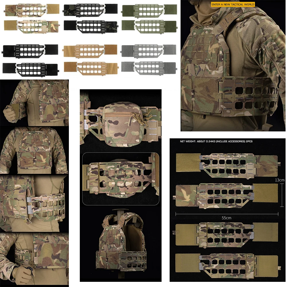 Chaleco táctico Serie K para caza ligero MOLLE con liberación rápida - imagen 5