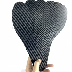 Plantilla fibra carbono antitorsional absorción impactos antideslizante