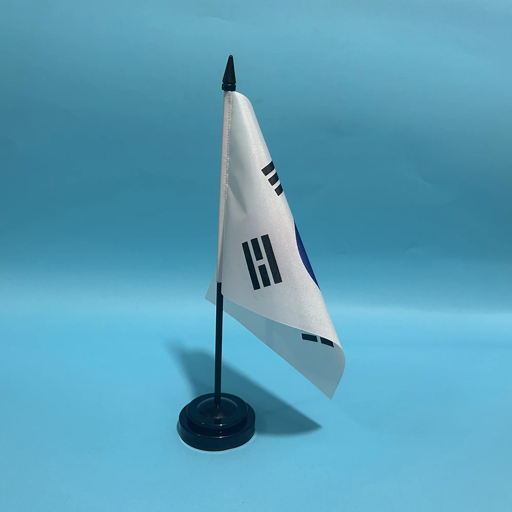 SKY Bandera nacional Corea del Sur escritorio poliéster resistente - imagen 5