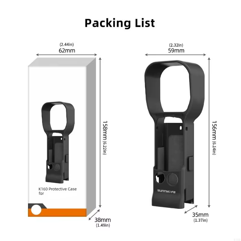 Funda protectora antideslumbrante para cámara de acción con clip - imagen 2