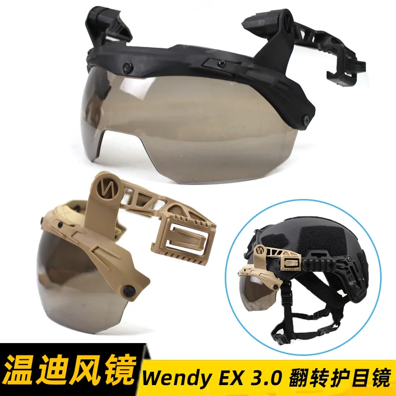 Casco táctico WD EX3.0 Rail con gafas de pista tercera generación - imagen 5