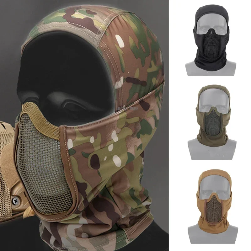 Máscara táctica Airsoft full face protección CS paintball - imagen 4
