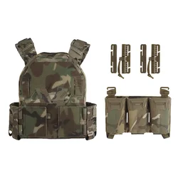 Chaleco táctico Molle Sub-Zero portaplacas cargador Triple Mag 5,56