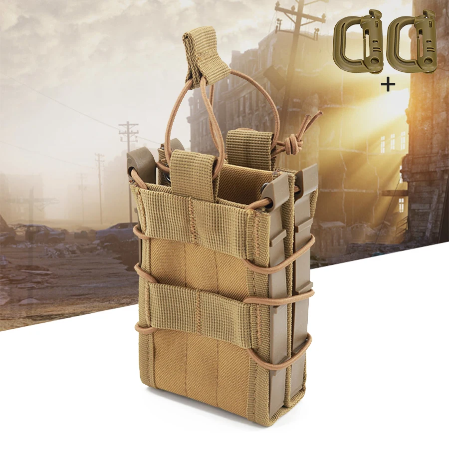 Bolsa de herramientas táctica elástico regulable doble apertura rápida - imagen 5