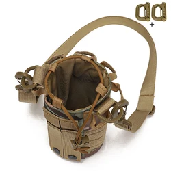 Bolsa portabotellas MOLLE para mochila con correa