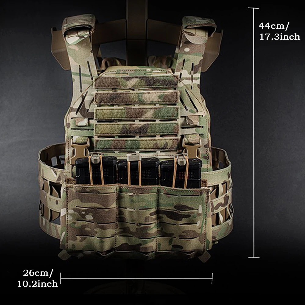 Chaleco Táctico LBT MOLLE Modular Negro Resistentes - imagen 4