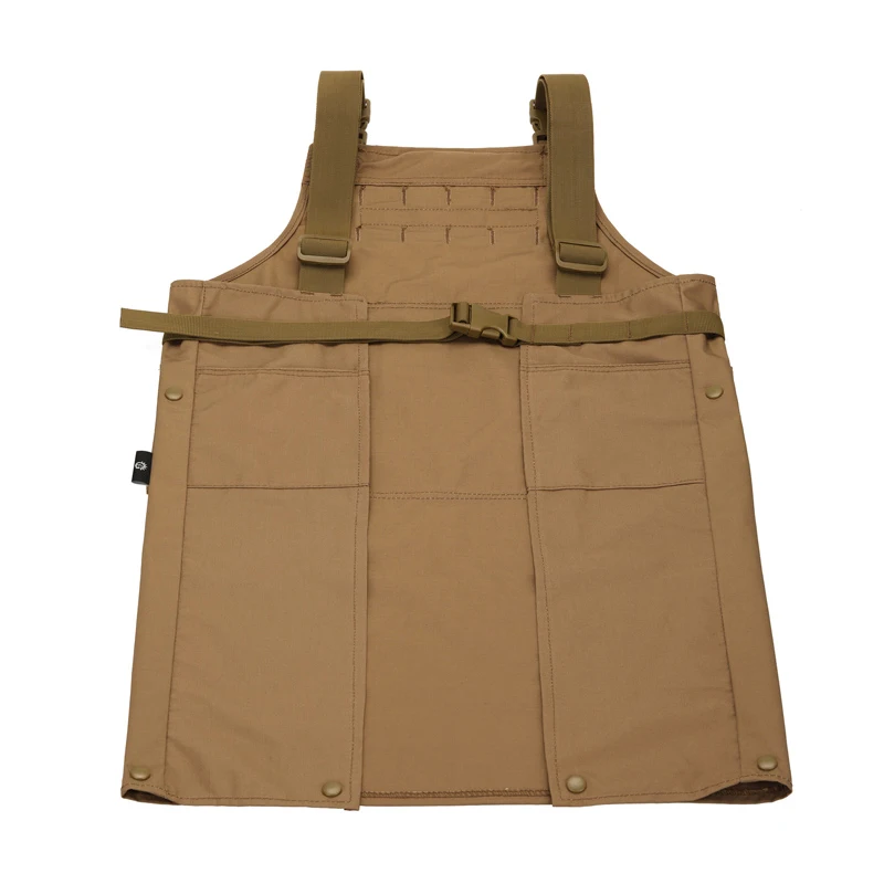 Delantal chaleco táctico multibolsillo unisex sin mangas camuflaje ripstop técnico - imagen 2