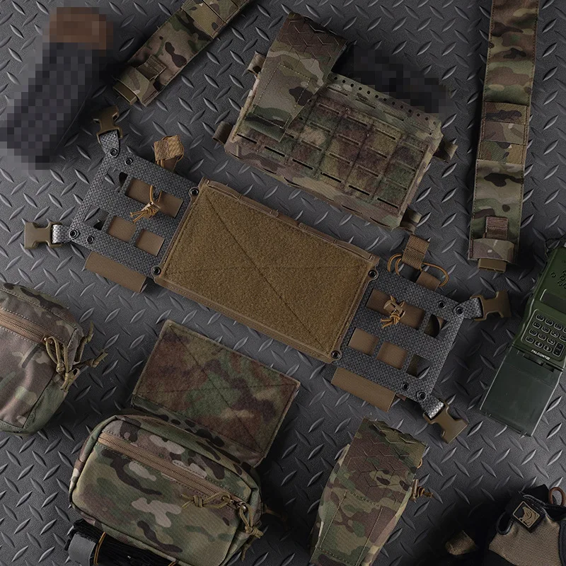 Plataforma de pecho MOLLE expansión rápida para chaleco Airsoft - imagen 3