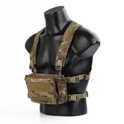 Emersongear D3CR Plataforma de Pecho Táctica MOLLE con Bolsas