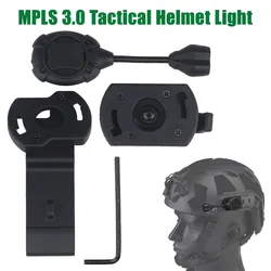 Linterna táctica para casco MPLS para caza y supervivencia
