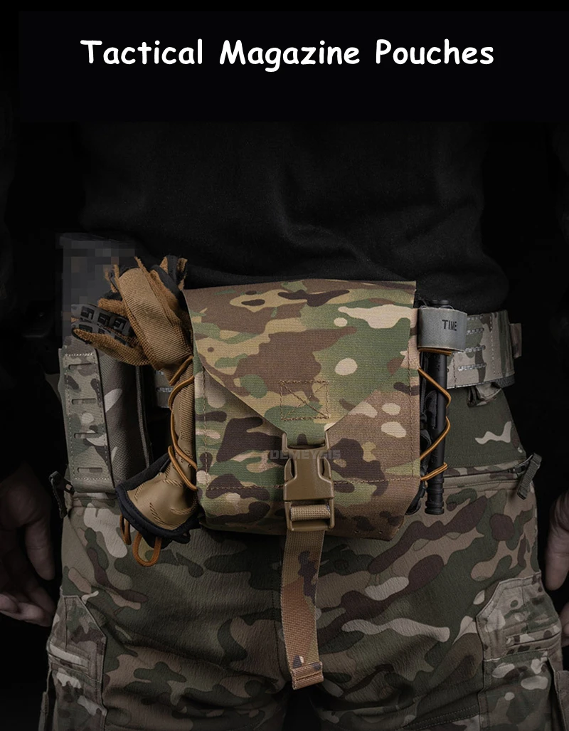 Bolsa táctica Mag ARC en uso