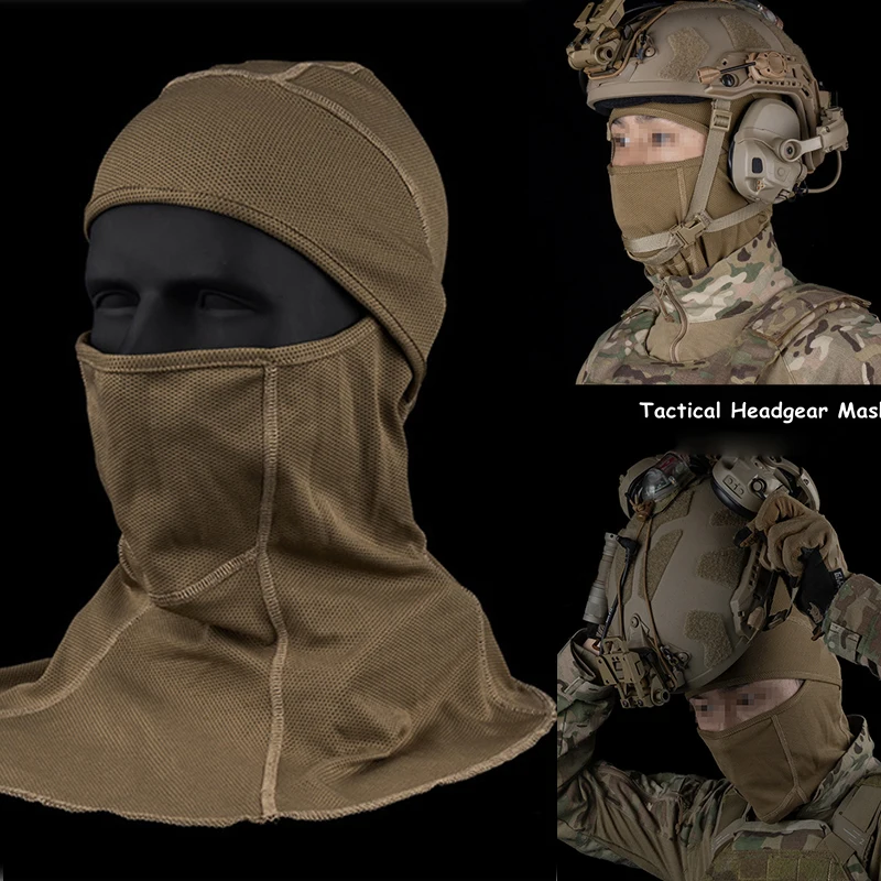 Pasamontañas táctico máscara completa para airsoft y motocross - imagen 4