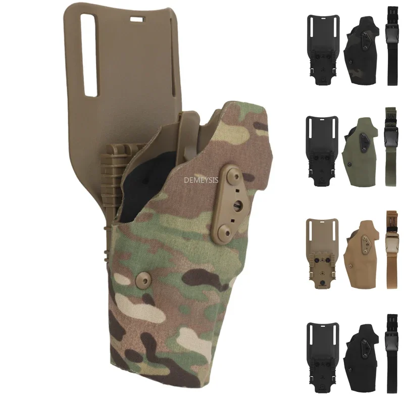 Funda táctica de pistola G17 con bloqueo rápido para cinturón - imagen 2