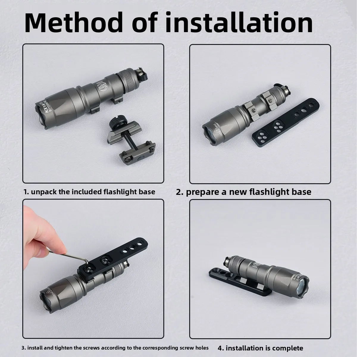 SureFire M300/M600 Linterna táctica airsoft con montaje Picatinny - imagen 3