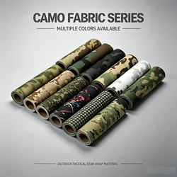 Cinta camuflaje autoadhesiva fuerte de nailon para equipo táctico