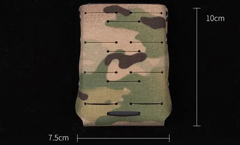 Detalle del sistema de sujeción y compatibilidad MOLLE