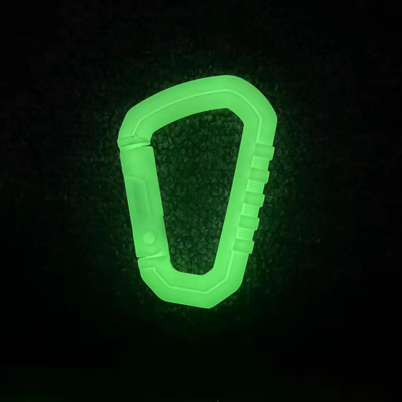 Hebilla táctica luminosa ligera con gancho para EDC y mochila - imagen 2